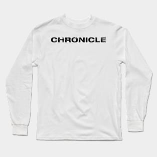 CHRONICLE TYPOGRAPHY Long Sleeve T-Shirt